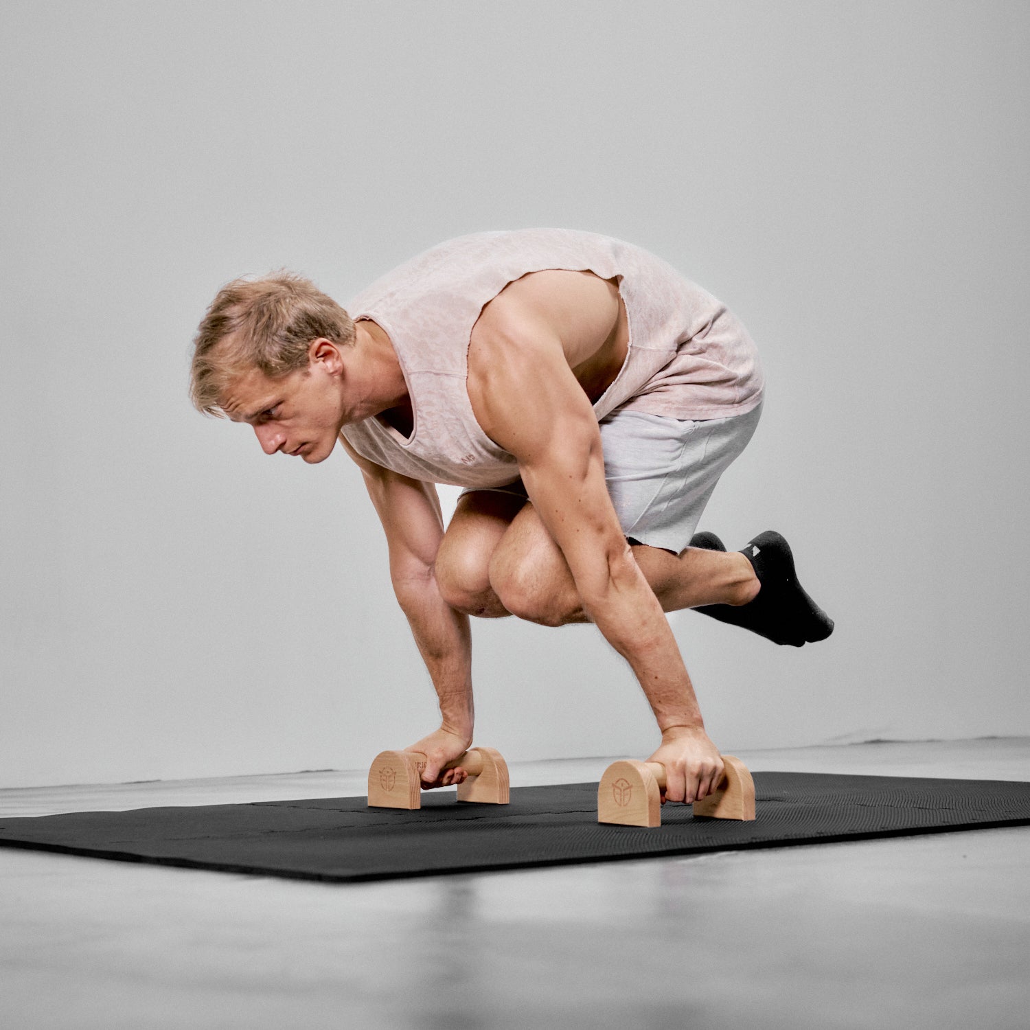 parallettes en bois